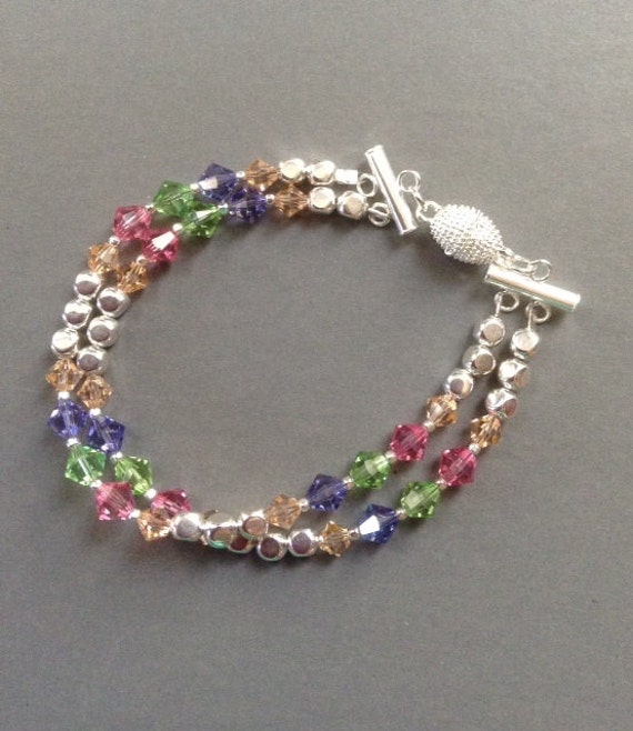 Carnival Bracelet handmade jewelry Swarovski Crystals