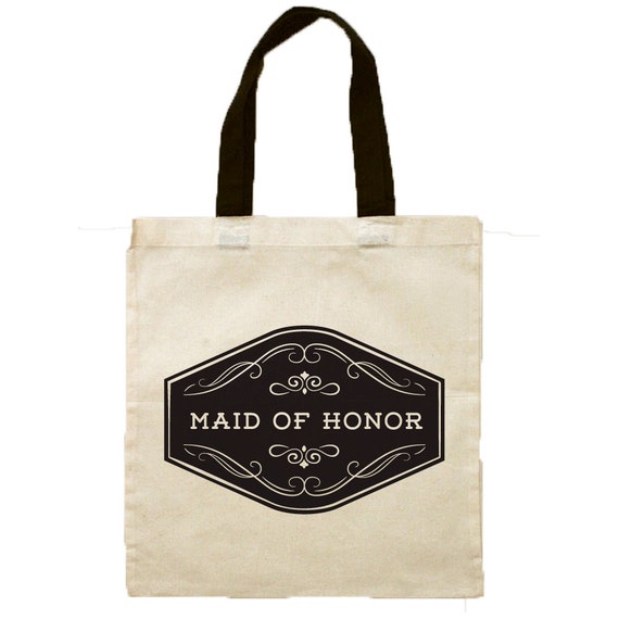 Maid of Honor Tote Bag Maid of Honor GIft by WystarWeddingShop