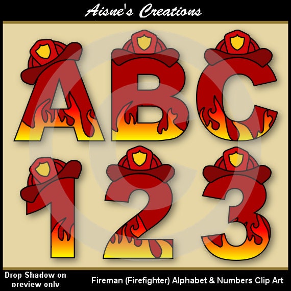 fire letters clip art - photo #8
