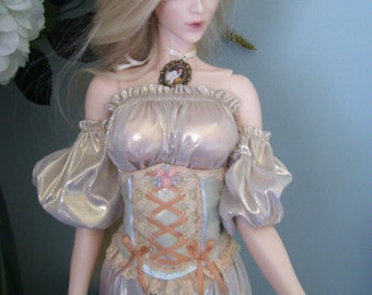 BJD SD Shimmering Gown Also MSD made to order