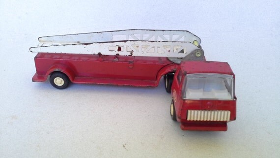tonka fire truck metal vintage