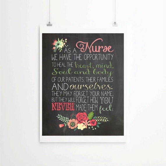 as a nurse printable inspirational by bellalifecreations