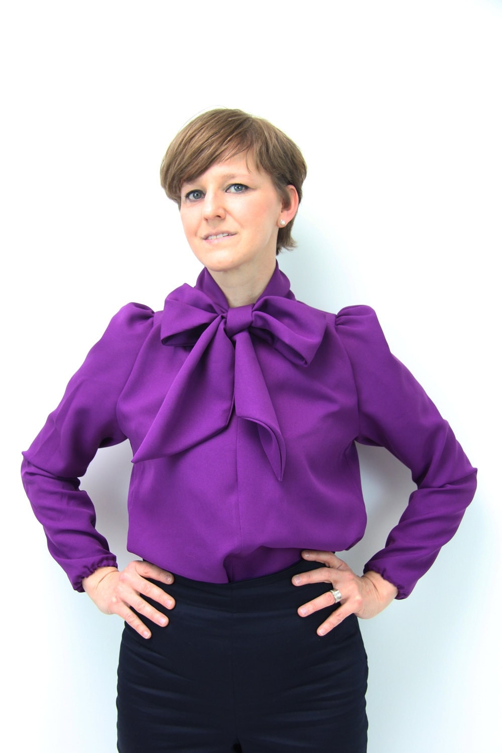 Purple blouses for women at walmart for women