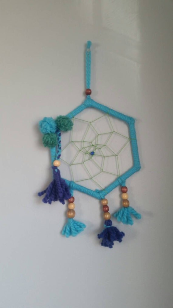 Popsicle stick dream catcher by pleasurewayvintage on Etsy