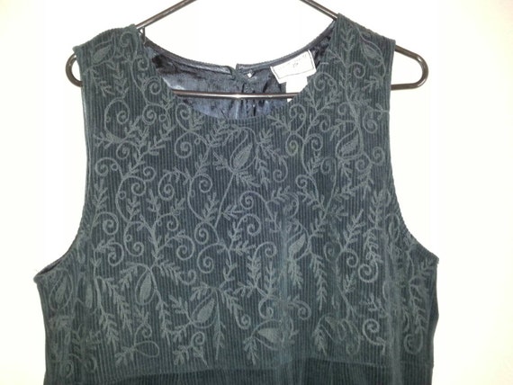 April Cornell Black Sleeveless Maxi Dress-Embroidered Bodice