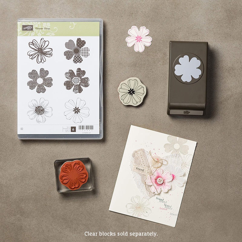 Stampin Up Flower Shop Cling mount bundle