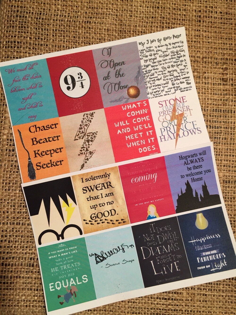 Planner Harry Potter Quote Stickers great for by SmallTownGrace