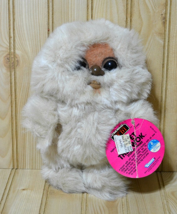 vintage ewok stuffed animal