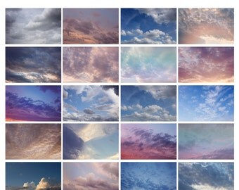 Sky overlay - skies overlay - sky overlay pack - photoshop skies - cloud overlay