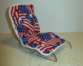 BJD Furniture - Adjustable and Foldable Lounge Chair for Pukifee Lati Yellow and Similar Dolls