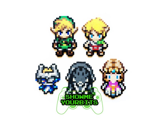 The Legend of Zelda Twilight Princess Perler Sprites