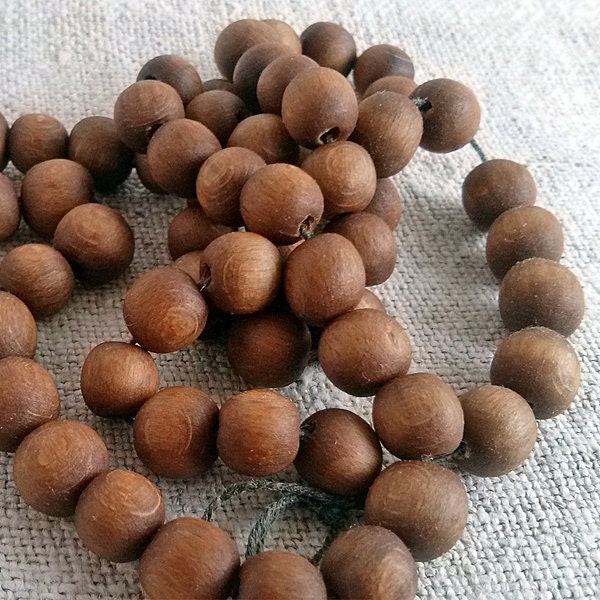 SET of 40 vintage wooden Beads, vintage Bead, wood Beads, vintage, Antique, jewelry, supplies