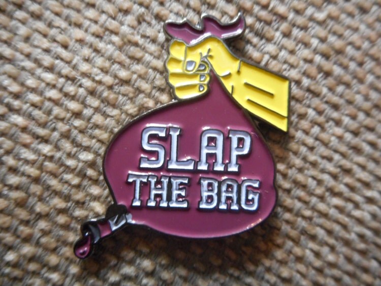 Rare Slap The Bag Pin FREE SHIPPING by DesignsByDonnyLLC on Etsy