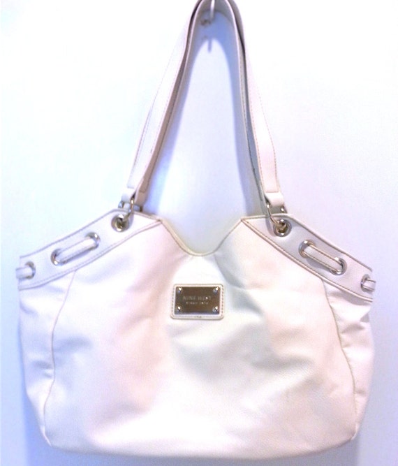 NINE WEST Summer Tote Bag White Ready to Ship by Biggirlzz