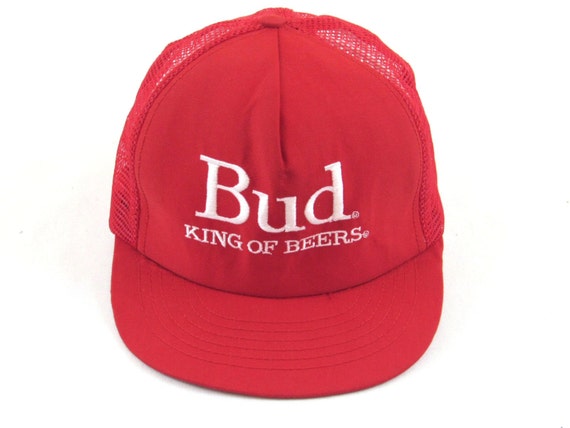 Vintage Bud King of Beers Snapback Hat Budweiser