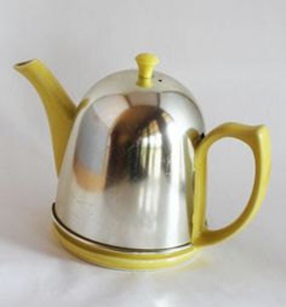 Vintage 50s Teapot With Insulated Cover by TeaDanceVintage on Etsy