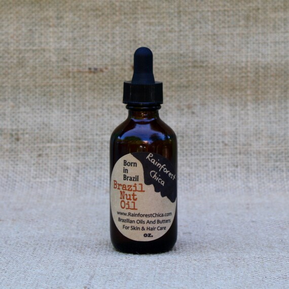 Brazil Nut Oil 100 pure organic cold pressed by RainforestChica