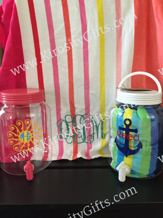 Items similar to Personalized Beverage Dispenser on Etsy