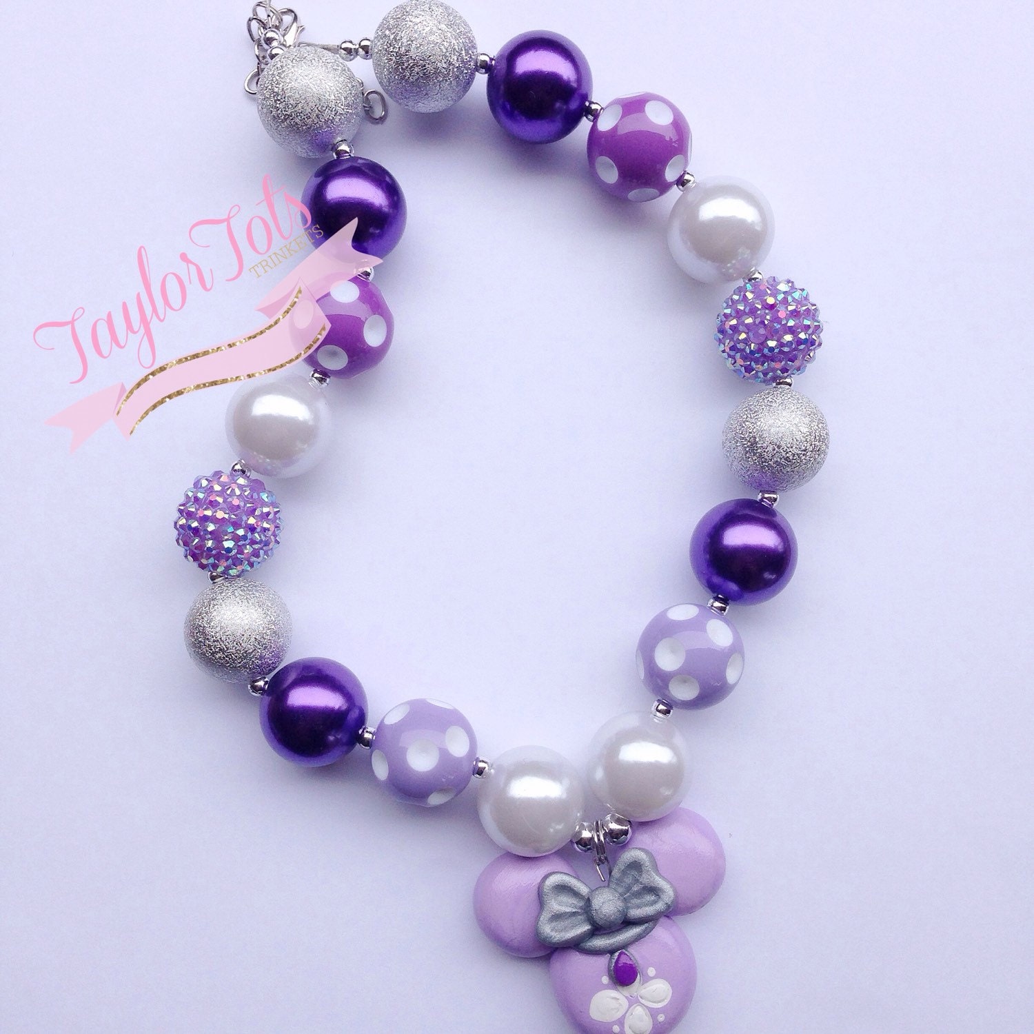 Sofia The First Minnie chunky necklace toddler/girls