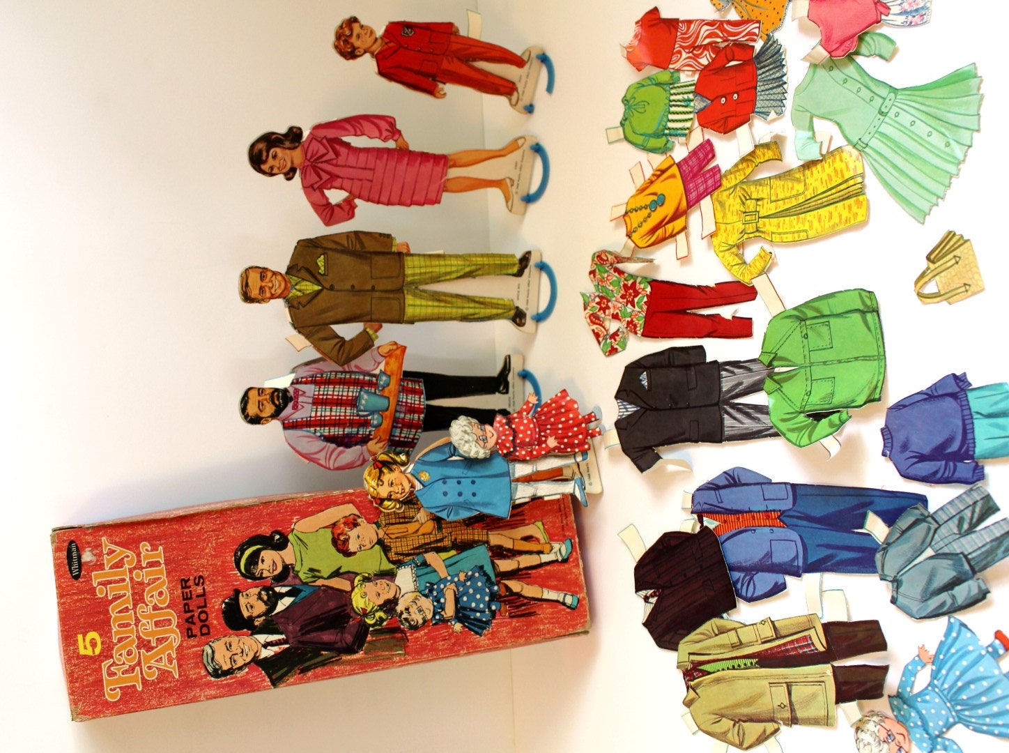 FAMILY AFFAIR PAPER Dolls 1968 Television Show by happyendingsjj