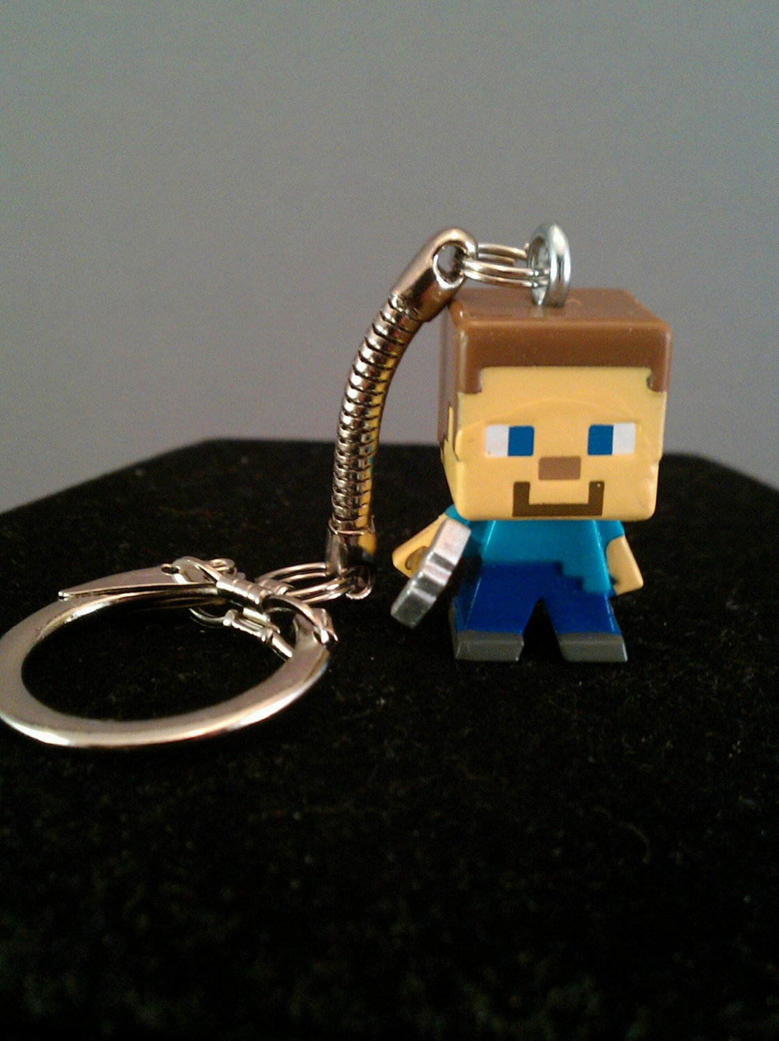 Minecraft keychains / Minecraft Steve keychain / Minecraft