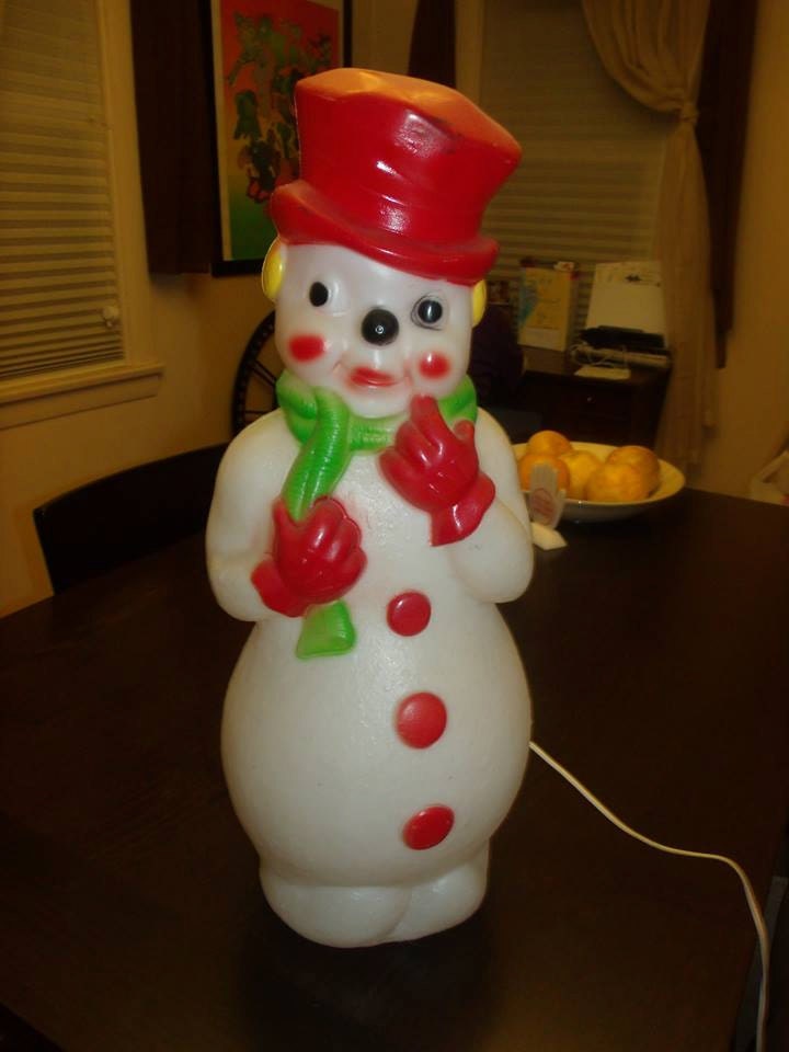 snowman blowmold blow mold christmas decoration by wepoptags snowman blowmold blow mold christmas decoration by wepoptags