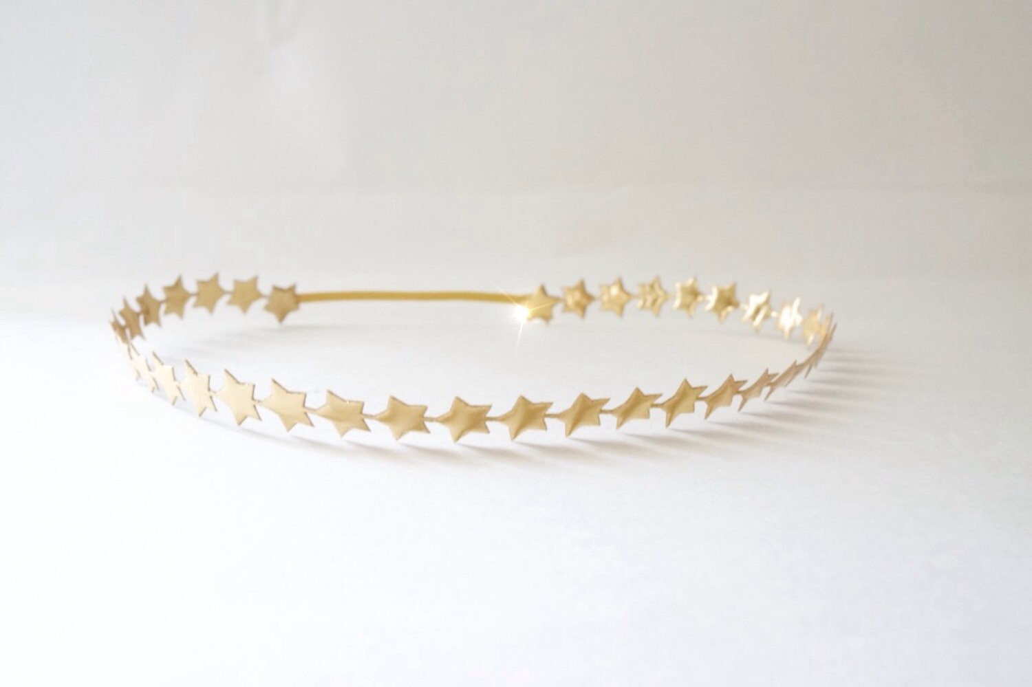 Gold Star Headband childrenadults headband by ChicLuvBoutique