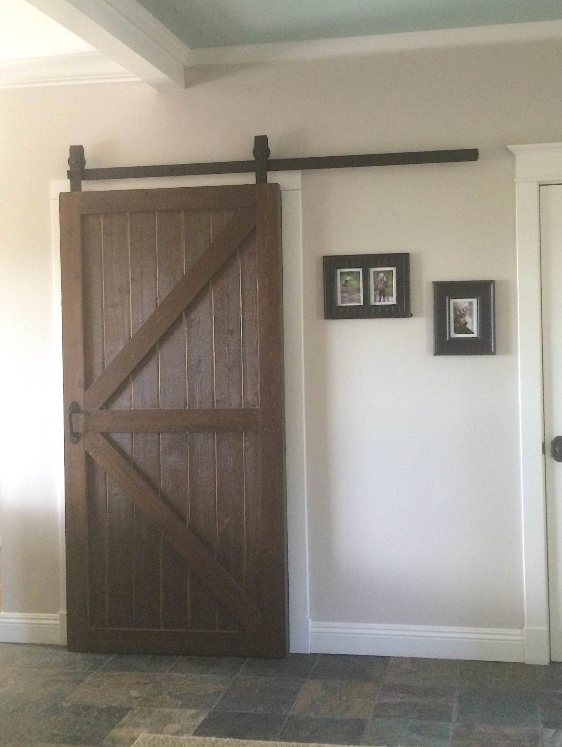 Industrial/Classic Sliding Barn Door Closet Hardware