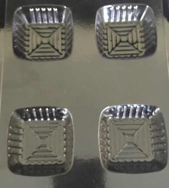 Dessert Cup Chocolate Mold Party Favors Serving Square Bridal