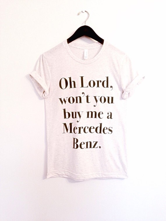 Womens JANIS Mercedes Benz tee by twolittlelions on Etsy