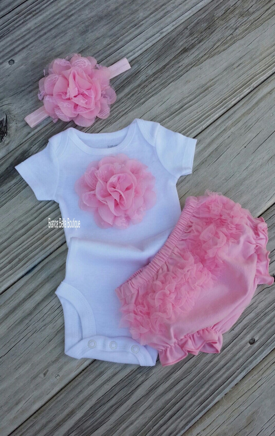 Baby Girl Going Home Outfit Newborn Outfit Baby Girl by AdassaBaby