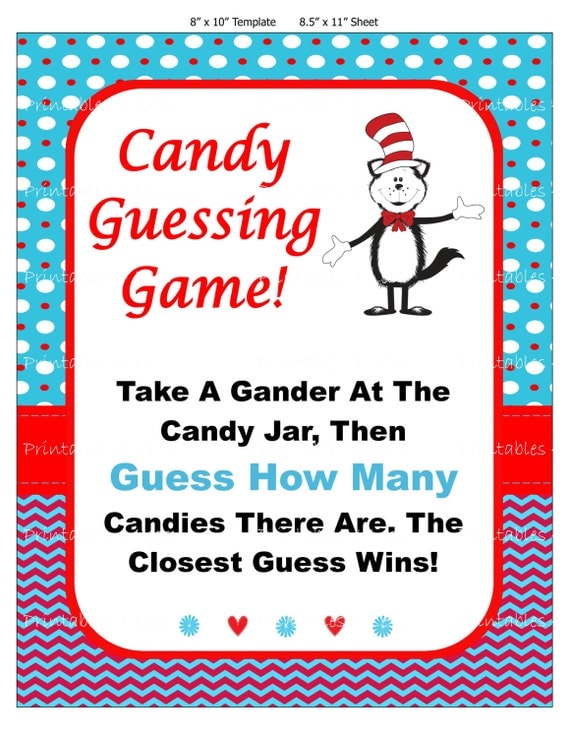 Guess The Number Of Candies In The Jar Template