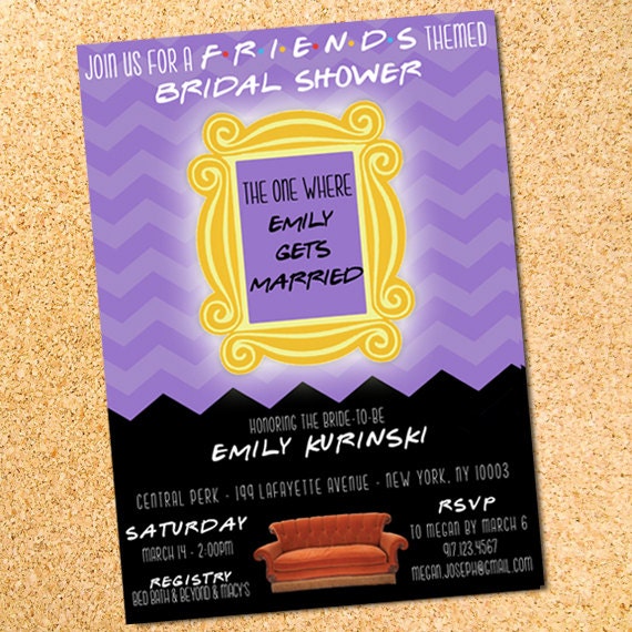 Friends Themed Party Invitations 8