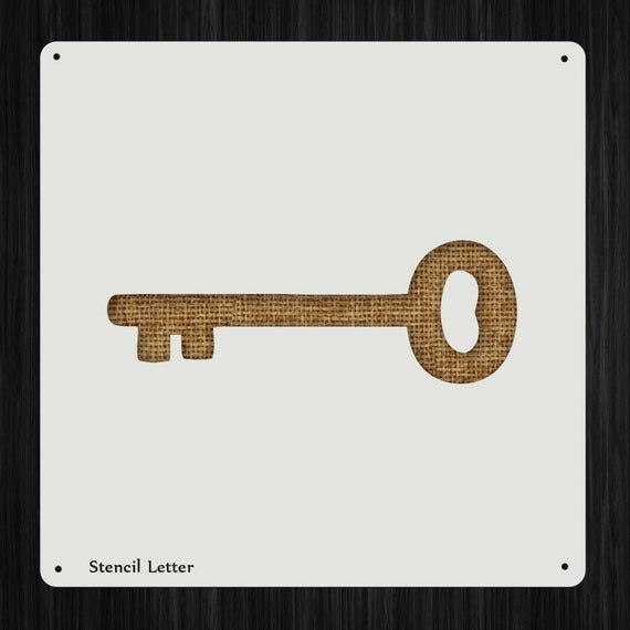 Items similar to Old Skeleton Key Style 872, DIY Plastic Stencil