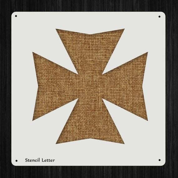Items similar to Cross 102 Style 1698 DIY Stencil Clear Plastic Acrylic