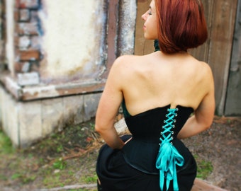 Replacement Corset Laces, Double-Sided Satin Ribbon
