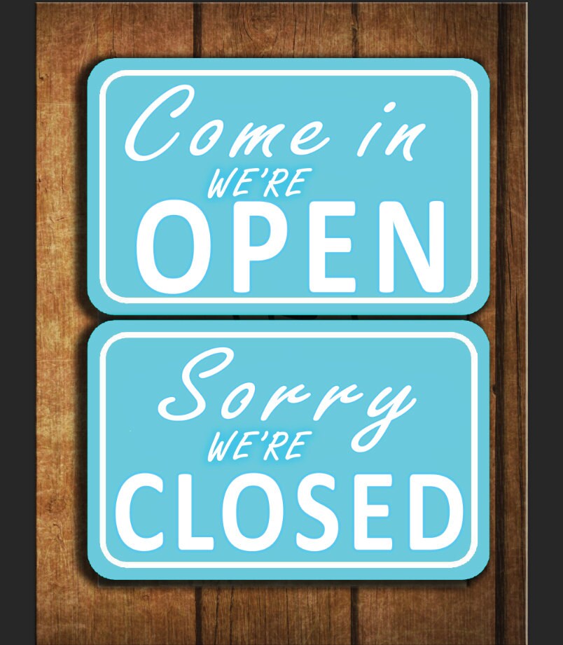 Open Closed Sign Printable Printable Templates