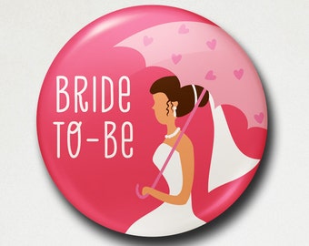 Bridal shower button | Etsy
