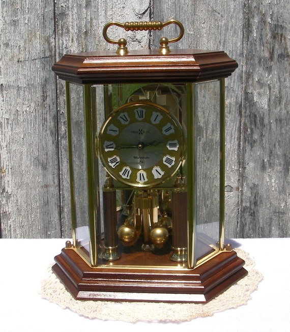 Vintage Howard Miller 4/4 Anniversary Mantle Carriage Clock