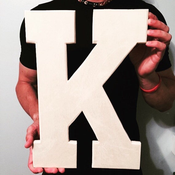 Wooden letters block letter giant letters guestbook