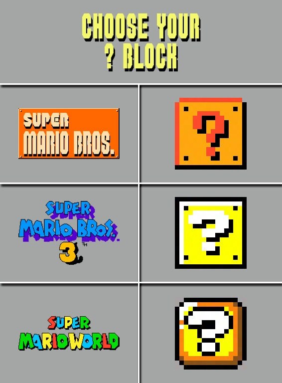 SUPER MARIO BROS. Question Block Pixel Bead Sprite by KiNoKoSHOP