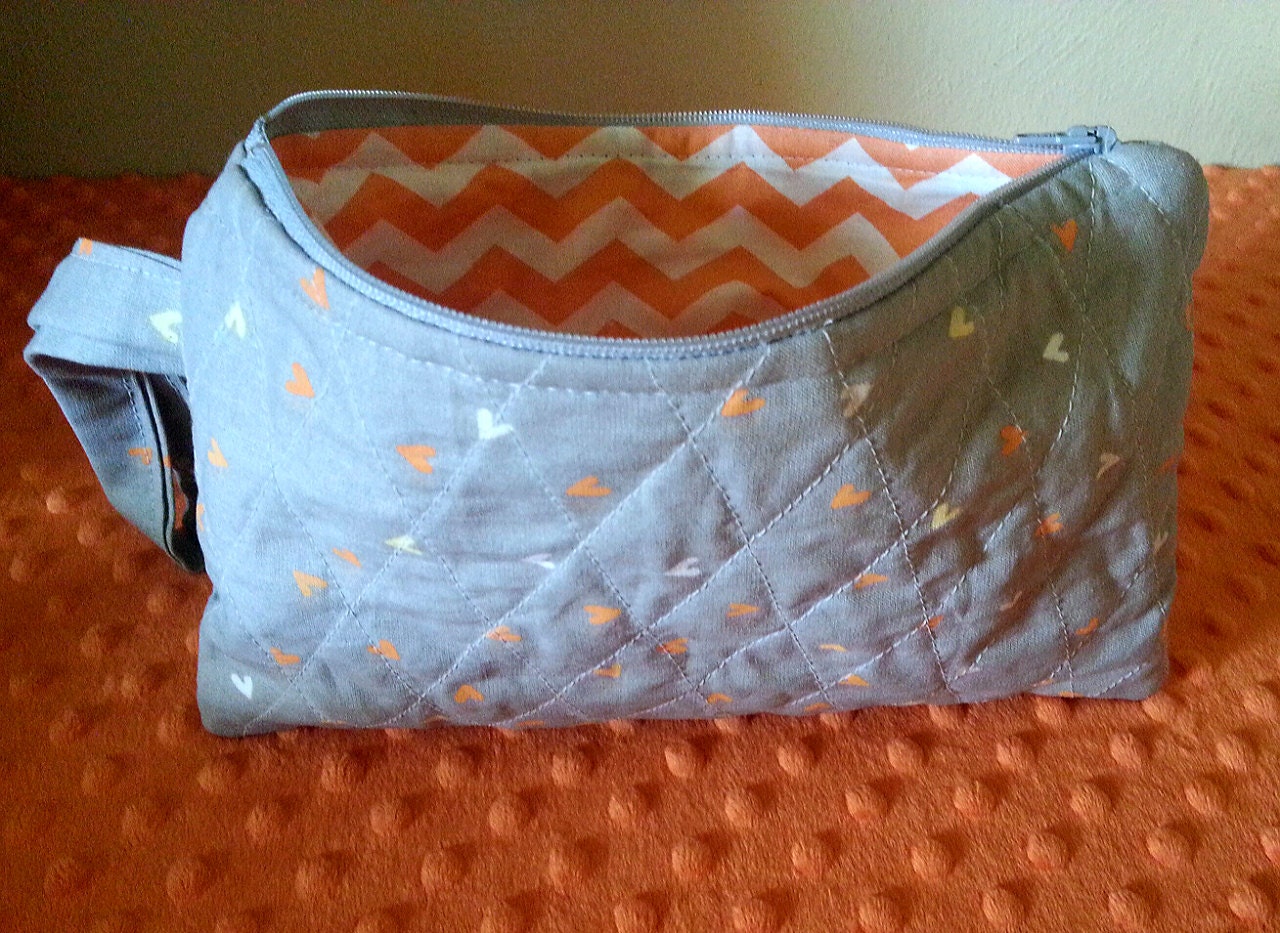 Quilted Wristlet Wallet by SewCuddlyQuilts on Etsy