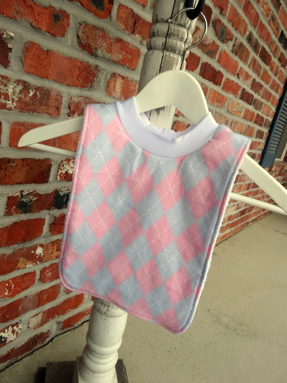 Large Infant or Toddler Pull Over Bib Friendly by GigglesOfLove