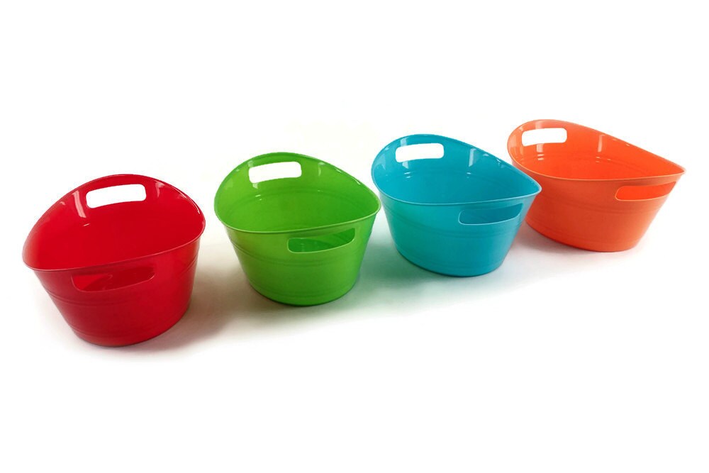 Mini Oval Tub 6 Plastic Toy Tub Bird Toy Part Sugar