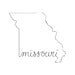 Printable Missouri State Art Print 8x10 Digital Wall Art Gift