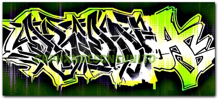 Graffiti Street Art Name Canvas