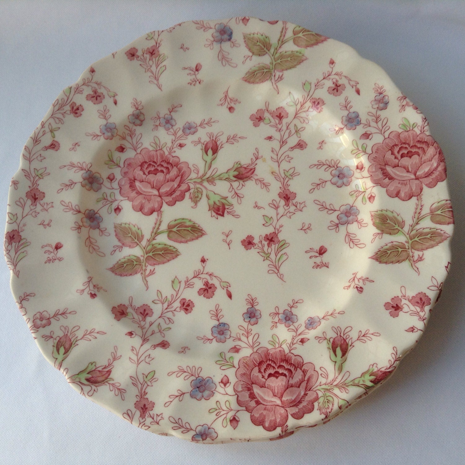 Rose Chintz by Johnson Brothers Dinner Plates 3