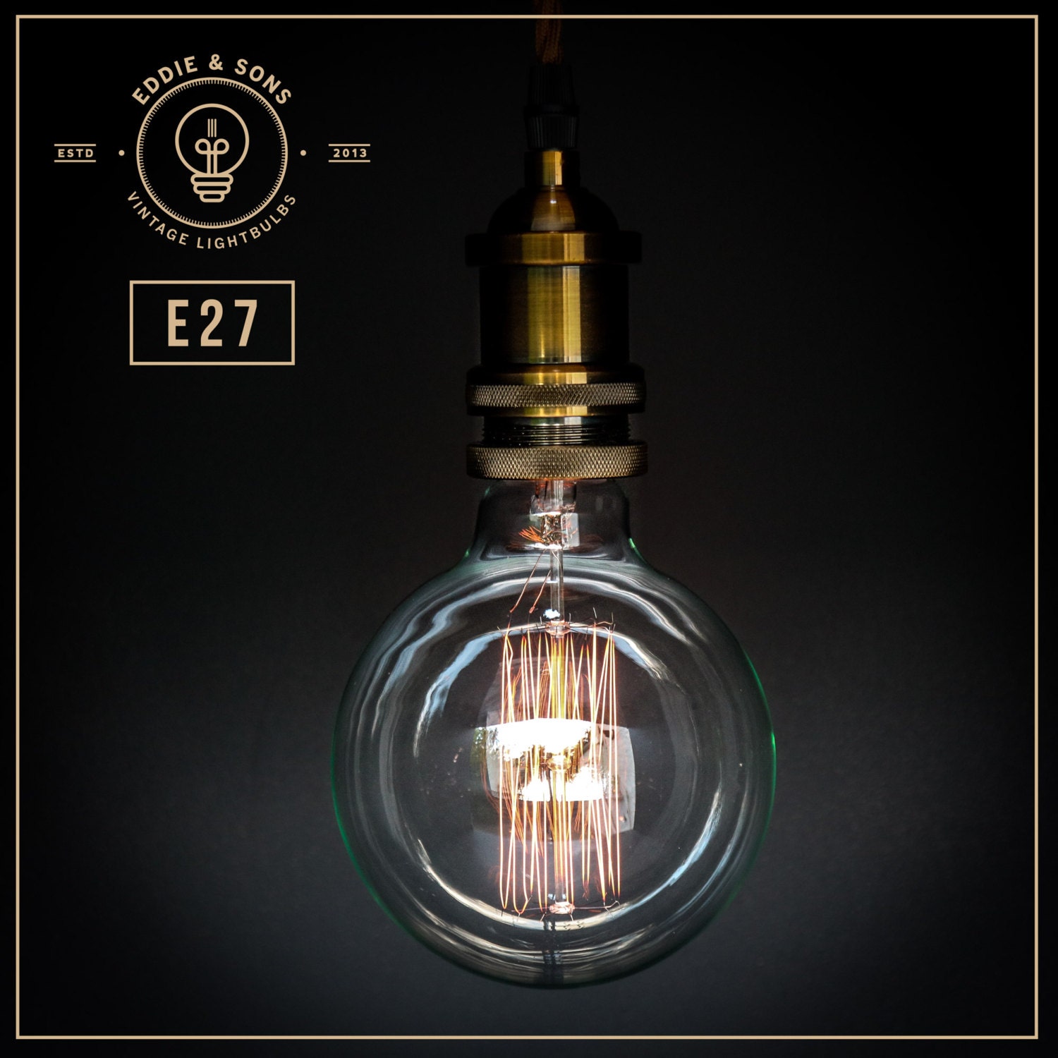 Edison Style Vintage Light Bulb G125 Super Large by EddieandSons