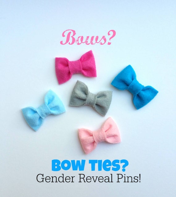 Bows or bowties Gender reveal party gender reveal by LeightonsLove