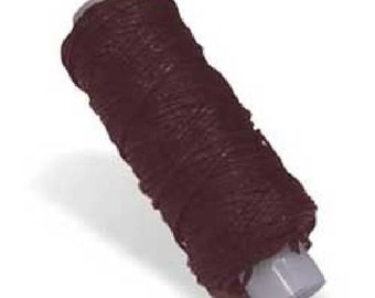 Waxed Nylon Thread Brown 25 yds. (22.9 m) 1227-02